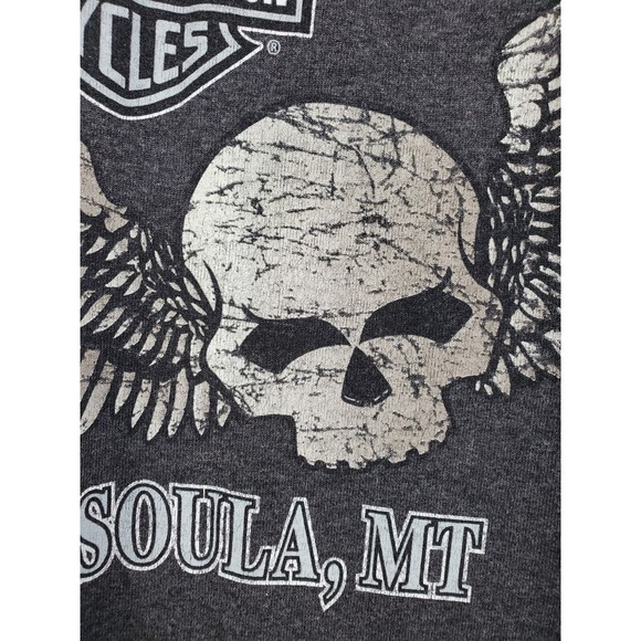 Harley Davidson Classic Grey Montana MISSOULA, MT USA Mens Size XL T-Shirt Tee - Picture 10 of 15